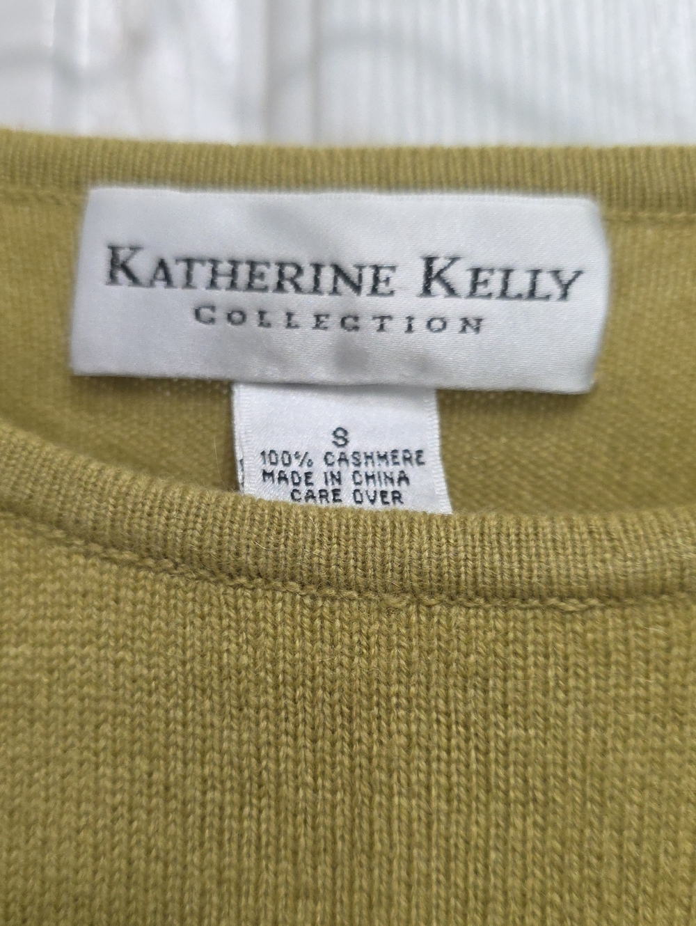 Katherine Kelly Women's Cashmere Sweater - Olive Size S